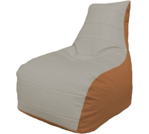 Кресло-мешок Flagman Бумеранг Б1.3-19 белый/оранжевый