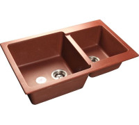 Кухонная мойка GranFest GF-P780K красный марс
