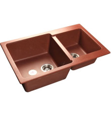 Кухонная мойка GranFest GF-P780K красный марс
