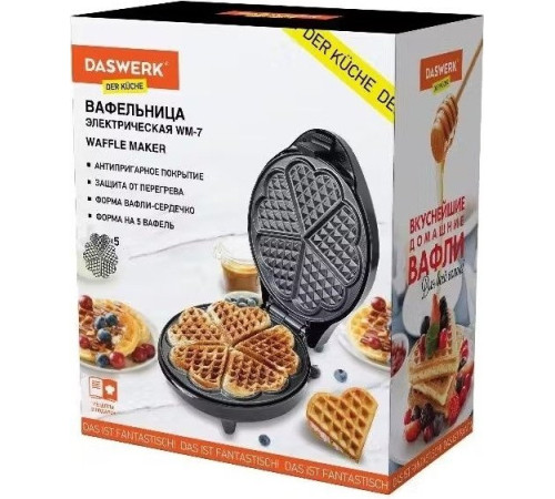 Вафельница Daswerk WM-7 455654