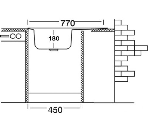 Кухонная мойка Kromevye EX 159 D