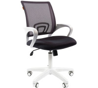 Кресло CHAIRMAN 696 white TW-12/TW-04 серый