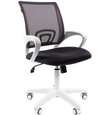 Кресло CHAIRMAN 696 white TW-12/TW-04 серый