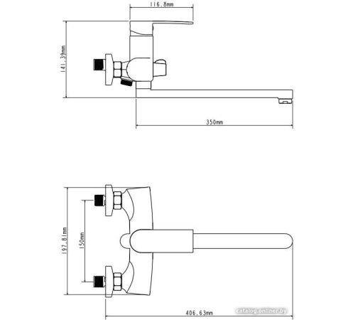 Смеситель Ekko E22151-7