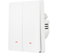 Выключатель Hommyn zigbee 2 клавиши SWZBNN02W без нейтрали
