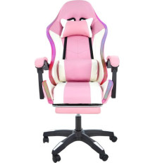 Игровое геймерское кресло Arvento Sharm розовый/белый