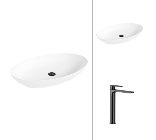 Умывальник Lauter 21571 + Reef 21CK8678BS