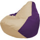 Кресло-мешок Flagman Груша Макси Г2.1-132 фиолетовый/бежевый