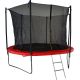 Батут GoUP Elite 10FT с сеткой и лестницей, красный