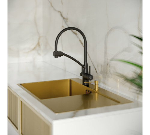 Кухонная мойка РМС MRK-7851G L с дозатором