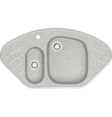 Кухонная мойка MARRBAXX Карельский камень модель 23/Q10 F023Q010 серый/светло-серый