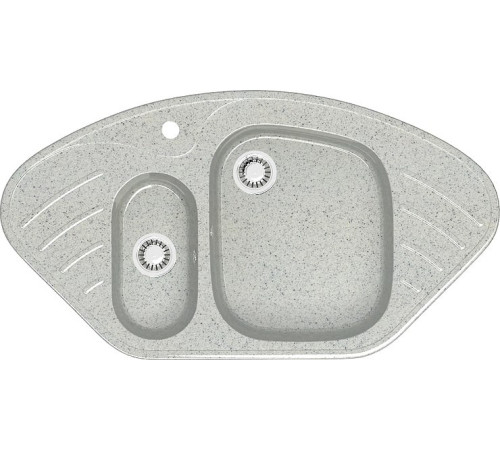 Кухонная мойка MARRBAXX Карельский камень модель 23/Q10 F023Q010 серый/светло-серый