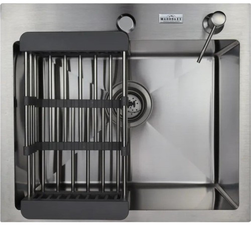 Кухонная мойка MARRBAXX C5040-R стальной/нержавеющая сталь