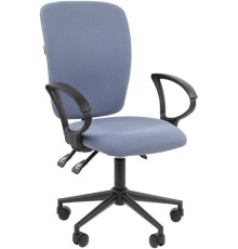 Офисное кресло CHAIRMAN 9801 Black Т02, голубой