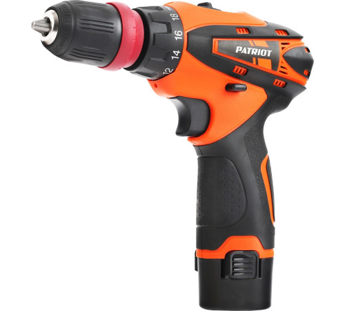 Дрель-шуруповерт Patriot BR 115Li 180201115 с 2-мя АКБ, кейс