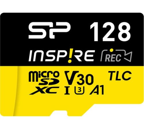 Карта памяти Silicon-Power Inspire microSDXC SP128GBSTXLA2V1NSP 128GB с адаптером