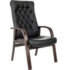 Офисное кресло Бюрократ T-9928WALNUT-CF/B черный