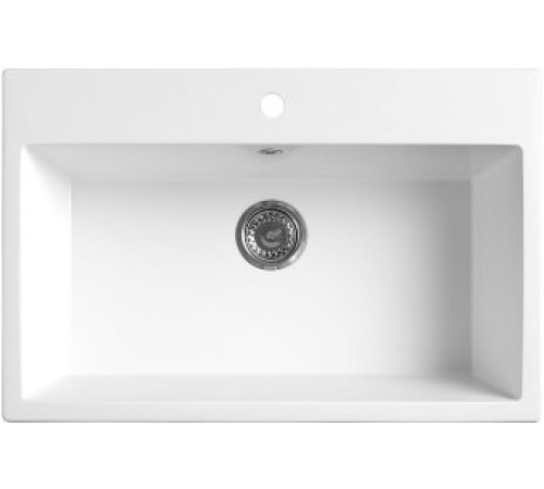Кухонная мойка Belux Брюгге БР 7851 белый кварц