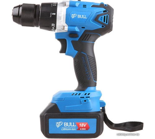 Дрель-шуруповерт Bull SR 1802 с 2-мя АКБ, кейс