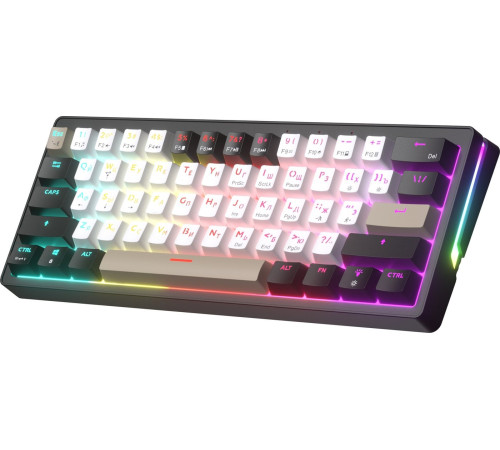 Клавиатура JEGG ZA61 White Black Brown TNT Yellow