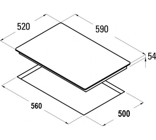 Варочная панель Schtoff I6S07B Cold White