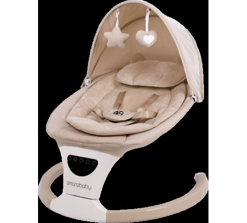 Детские шезлонги и качалки Amarobaby Teddy Swing AB24-22TED/03 бежевый