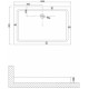 Душевой поддон Niagara NG-100-80Q
