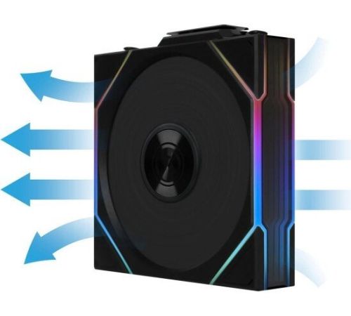 Вентилятор для корпуса Lian Li Uni Fan TL 120 Wireless Reverse 12RTL1W1B G99.12RTL1W1B.R0
