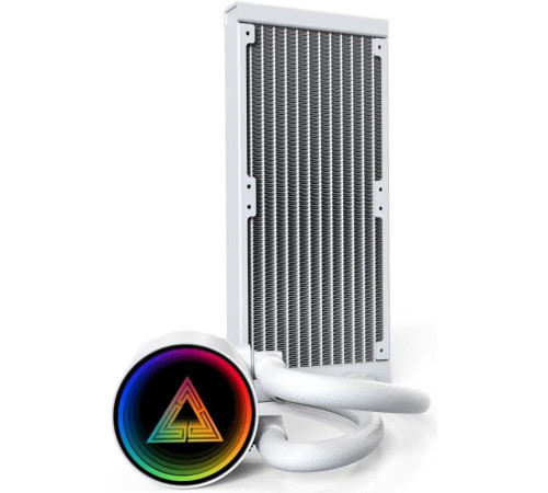 Система жидкостного охлаждения для процессора Montech LightFlow ARGB 240 белый