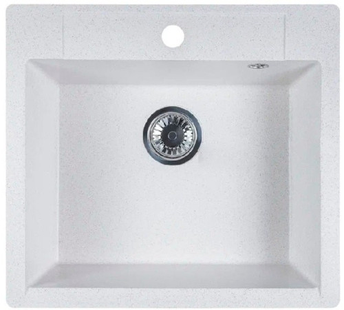 Кухонная мойка Marblan Cubi бежевый, с сифоном