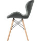 Стул Mio Tesoro Лацио темно-серый/дерево