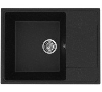 Кухонная мойка Practik PR-M 650-004 черный оникс