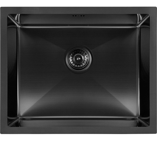 Кухонная мойка ARFEKA ECO AR 550*450 BLACK PVD NANO DECOR MILLET GRAINS