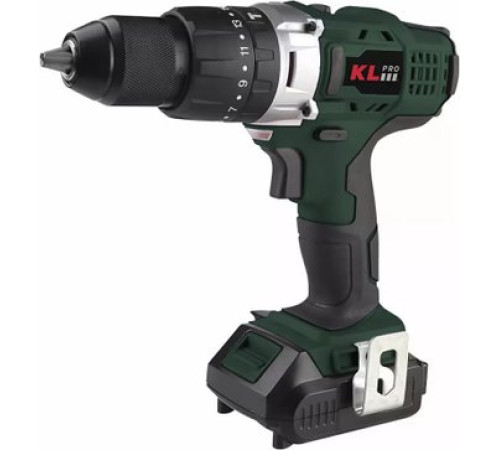 Ударная дрель-шуруповерт KLPRO KLDM18-20 с 2-мя АКБ, кейс