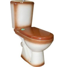 Унитаз Rosa Комфорт коричневый
