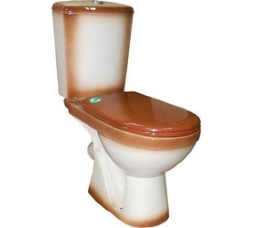 Унитаз Rosa Комфорт коричневый