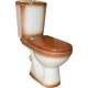 Унитаз Rosa Комфорт коричневый