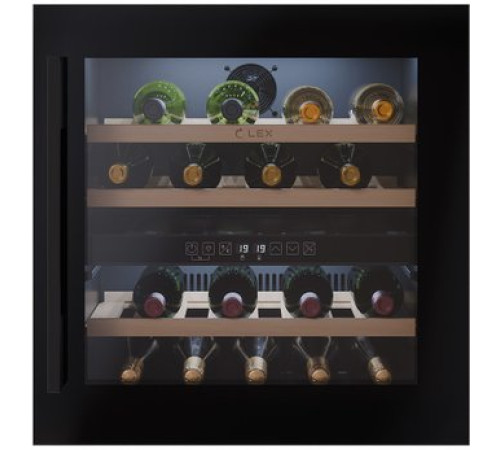 Винный шкаф LEX LWD6036BL Dual Zone