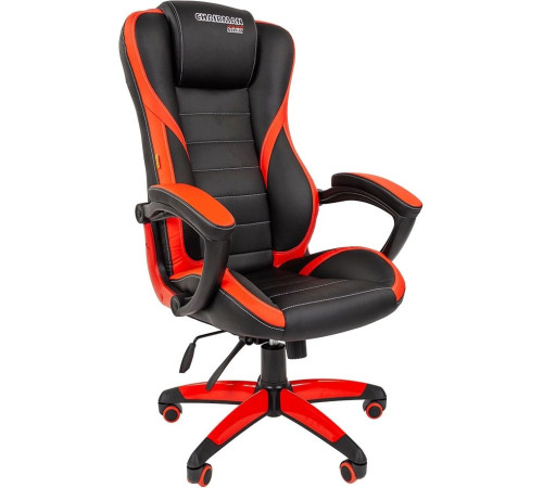 Кресло CHAIRMAN Game 22 черный/красный