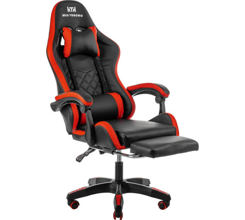 Игровое геймерское кресло Mio Tesoro Норманн 8011 черный/красный