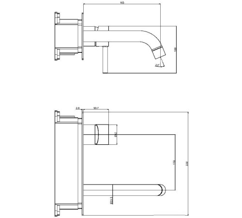 Смеситель Maxonor Pure Life PL7287-8