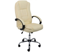 Офисное кресло AksHome Bill Eco кожзам, кремовый