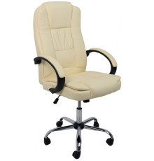 Офисное кресло AksHome Bill Eco кожзам, кремовый