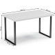 Стол Soma Bliss 36 120x66 белый/черный