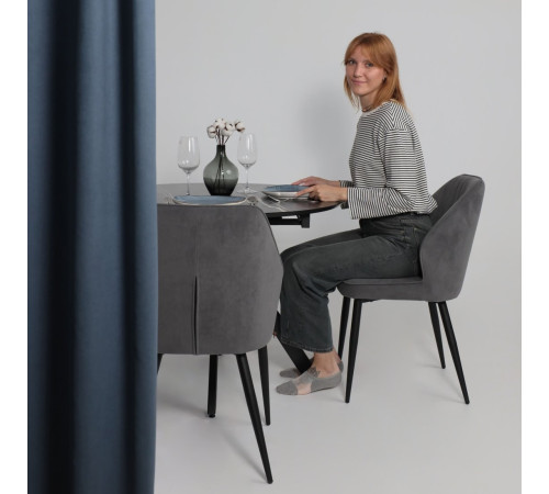 Стул Мамадома Michael b28 Antracite Lux/черный