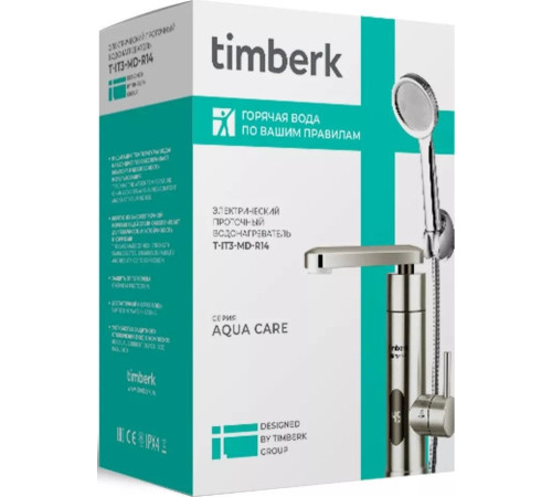 Проточный электрический водонагреватель-кран Timberk Aqua Care T-IT3-MD-R14