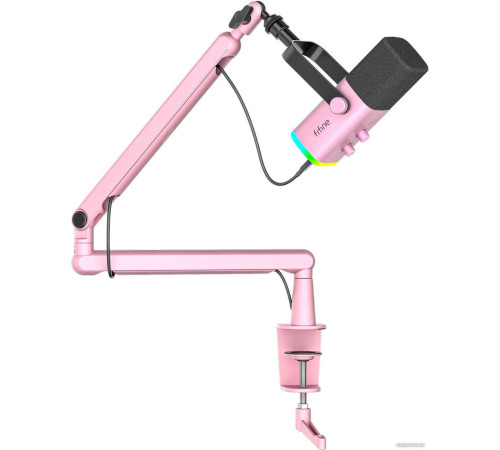 Проводной микрофон FIFINE TAM8 розовый