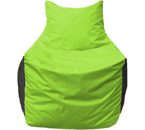 Кресло-мешок Flagman Фокс Ф2.1-153 салатовый/чёрный