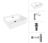 Умывальник Lauter 21478 + Allure 21C618С + сифон 21635CH + донный клапан 21190CH хром