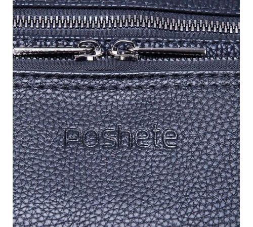 Мужская сумка Poshete 249-8132-18-BLK черный